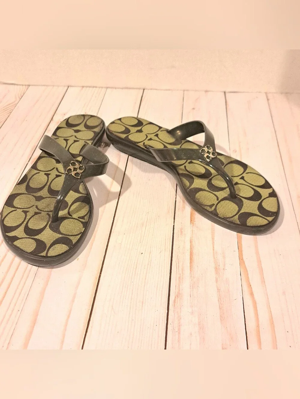 Coach Trixie Signature C Thong Sandals
